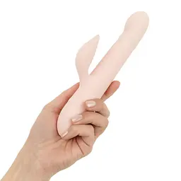 Вібратор-кролик із пульсацією Good Vibes Only - SHAI Thrusting Vibrator Soft Silicone - Pink, 3 мотори - мініатюра 7