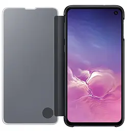 Оригінальний чохол-книжка Official S-View Clear View Cover EF-ZG970CBEGRU для Samsung Galaxy S10e (5.8") Чорний - мініатюра 2