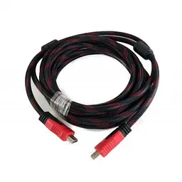 Кабель HDMI (M) - HDMI (M), 5 м, чорний/Red, Extradigital, V2.0 (KBH1749)