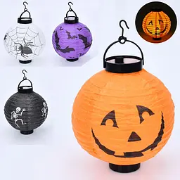 Ліхтарик Хелловін/Halloween куля 4 види FG240308030Q в асортименті