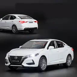 Колекційна металева модель седана АвтоЕксперт Nissan Sylphy з інерцією, світлом та звуком 1:32 - мініатюра 6