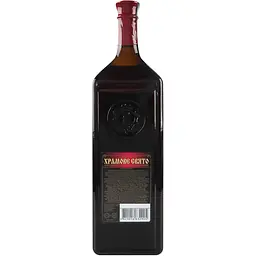Вино Strong Wine Храмове Свято ординарне столове напівсолодке червоне 13% 0.7 л - мініатюра 3