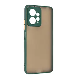Чехол-накладка для Xiaomi Redmi Note 12 4G, Frosted Matte, зеленый, противоударный чехол с защитой всего корпуса, термополиуретан TPU + поликарбонат PC, ArmorStandart (ARM67733)