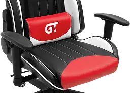 Геймерське крісло GT Racer чорне червоно-біле (X-5813 Black/Red/White) - мініатюра 10
