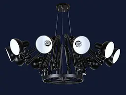 Люстра павук Levistella 75990290-12 BK - мініатюра 3