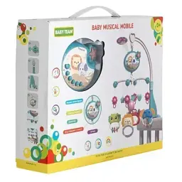 Іграшка-мобіль музичний Baby Team 8563 Різнокольоровий shop (4824428085632)
