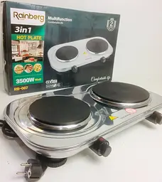 Електроплита двокомфоркова Rainberg RB-007 - мініатюра 2