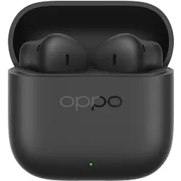 Навушники бездротові OPPO Enco Buds 3, Black, Bluetooth, мікрофон, 123 дБ, акумулятор 43 mAh (навушники) / 530 mAh (кейс), IP55, радіус дії до 10 м, час роботы до 48 год (ETEG1_BLACK) - мініатюра 2