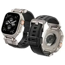 Ремінець Spigen DuraPro Armor PU Black для Apple Watch 49мм (AMP07591) - мініатюра 6