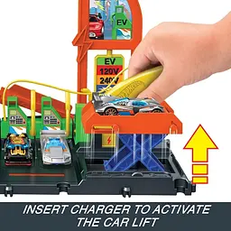 Ігровий набір Hot Wheels Заправна станція для суперзарядки (HTN79) - мініатюра 4