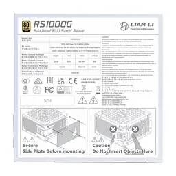 Блок живлення Lian Li 1000W RS Gold (G9P.RS1000G.WH00.EU) - мініатюра 8
