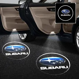 Картридж-вставка логотипу SUBARU на двері 1 шт. (Синій) - мініатюра 2