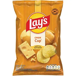 Чипси Lays зі смаком сиру 60 г (920461)