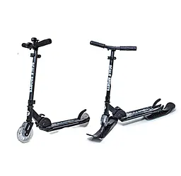 Самокат - снігокат 2 в 1 Scale Sports 65-75х50х11 см Чорний 000283508 - мініатюра 3