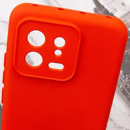 Чохол TPU GETMAN Liquid Silk Full Camera для Xiaomi 13 Pro Червоний / Red - мініатюра 6