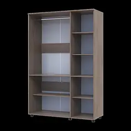 Шафа для одягу Doros Торн Кремона Канноло 3 ДСП (штанга) 135х51.6х200 (44900475) - мініатюра 5