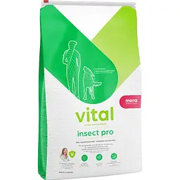 Дієтичний сухий корм для собак Mera MVH Insect Pro при харчовій алергії та непереносимості 3 кг