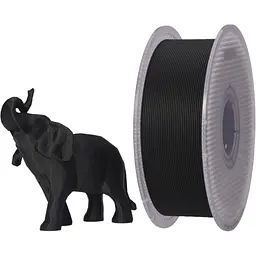 Пластик для 3D-принтера Bambu Lab PLA-CF 1кг, 1.75мм, Black, with spool, 14100 (A50-K0-1.75-1000-SPL) - мініатюра 3