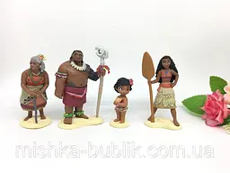 Ігровий набір Моана Дісней / Disney Moana Figure Play Set, 10 штук - мініатюра 4