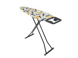 Дошка прасувальна EUROHOME ALPINE PLUS 33x110см моноблок з розеткою (пір'я жовто-чорні) - мініатюра 7