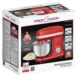 Планетарний міксер-тестоміс Profi Cook PC-KM 1197 Red 5л - мініатюра 9