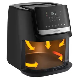 Мультипіч Sencor Vita Fryer нержавіюча сталь-чорна 1600 Вт (SFR6600SS) - мініатюра 8