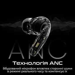 Навушники HiFuture FlyBuds4 Black (flybuds4.black) - мініатюра 3