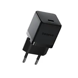 Мережевий зарядний пристрій Baseus Palm Type-C 30W чорний P10111605113-00 - мініатюра 4