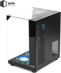 Корпус QUBE AQUARIUM ARGB BLACK AQUARIUM_GBNU3 - мініатюра 2