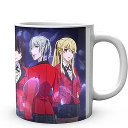 Кухоль GeekLand Kakegurui Шалений Маніяк three girls KI.02.08 330 мл білий - мініатюра 3