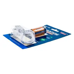 Акумулятор літій-іонний CR123A 550mAh із захистом та вбудований зарядний пристрій через USB кабель TYPE-C вхід Quantum USB Li-ion 3.7V - мініатюра 3