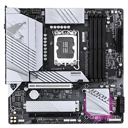 Материнська плата GIGABYTE B760M AORUS ELITE WIFI6E GEN5 (B760M AORUS ELITE WIFI6E GEN5) (Socket 1700, Intel B760, Micro-ATX) - мініатюра 1