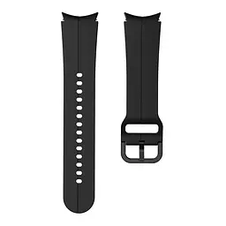 Браслет Five Classic для Samsung Galaxy Watch 6 Classic 43mm 6 Classic 47mm - чорний ширина кріплення 20мм силікон Watchbands (W10-8WB51690721) - мініатюра 4