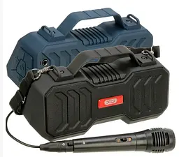 Бездротова Bluetooth колонка XO F26 з мікрофоном, Black - мініатюра 9