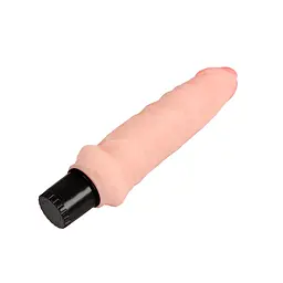 Реалістичний вібратор The Realistic Cock Flesh тілесний 20 см - мініатюра 3