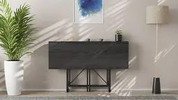 Стіл-книга трансформер Спайдер Ferrum-decor 750x1150x880 Чорний метал ДСП Сосна Кембра 16 мм (FRD-105090) - мініатюра 8