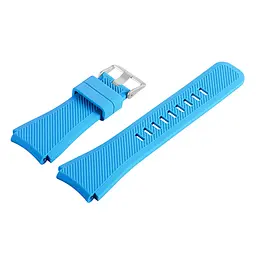 Силіконовий ремінець Watchbands для Samsung Galaxy Watch 3 45mm - блакитний (WB001BLUE345) - мініатюра 3