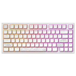 Клавіатура Dark Project ALU81 Terra Nostra PBT RGB Mech G3MS Moonstone White (DPKB_NOSTRA_81_ANSI_WHITE_UA) - мініатюра 2
