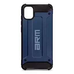 Чехол для Samsung Galaxy A05 (A055), Panzer, синий, противоударный, бронированный, милитари, панель-накладка, защита всего корпуса, защита дисплея и камеры, термополиуретан (TPU) + поликарбонат (PC), ArmorStandart (ARM73718)