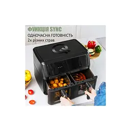 Мультипіч QUIN Air Fryer Dual Zone (YJ-1102AV) - мініатюра 7