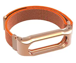 Нейлоновий ремінець Primo для фітнес-браслета Xiaomi Mi Band 2 Orange - мініатюра 5
