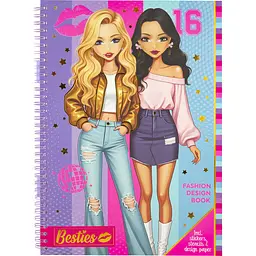 Книга модельєра Besties фіолетова (990203)