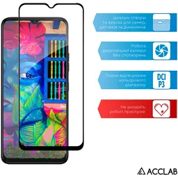 Скло захисне ACCLAB Full Glue Tecno Spark 9 Pro Black (1283126547300) - мініатюра 5