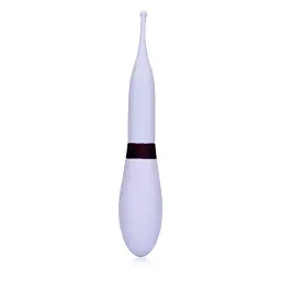 Вібратор Loveline Silicone Tip, 19.8 см (бузковий) - мініатюра 4