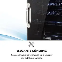 Холодильник для напоїв Klarstein Beersafe XL Onyx 60л (10032871) - мініатюра 6