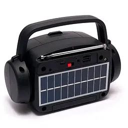 Радіо + колонка + MP3-плеєр EPE FP-95-S USB із сонячною панеллю (Синій) - мініатюра 4