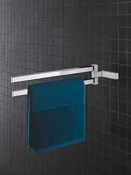 Тримач для рушника подвійний Grohe Selection Cube 40768000 Хром - мініатюра 3