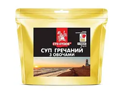 Суп гречаний СТО ПУДІВ 35г з овочами, zip пакет