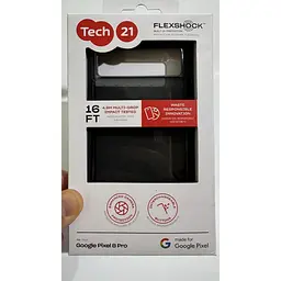 Оригінальний протиударний силіконовий чохол Tech21 Evo Check для Google Pixel 8 Pro (6.7") Smokey Black - мініатюра 4