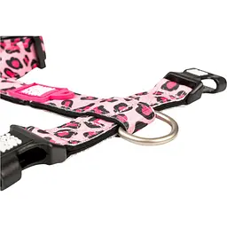 Шлея для собак Max & Molly H-Harness Leopard Pink S 1.5х33.5-47х43-51 см - мініатюра 3